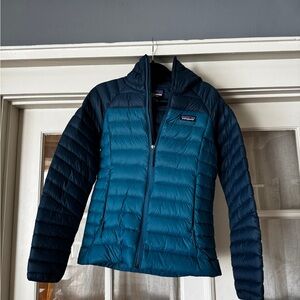 Patagonia Blue Puffer Jacket Lightweight Insulated